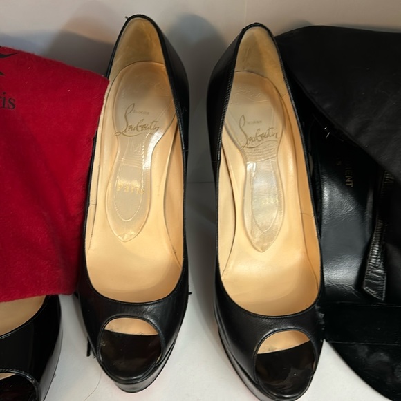 Christian Louboutin Very Prive size 38.5 black - Picture 1 of 2